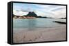 Evening in Bora Bora-Woolfy-Framed Stretched Canvas