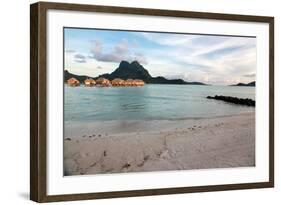 Evening in Bora Bora-Woolfy-Framed Photographic Print