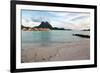 Evening in Bora Bora-Woolfy-Framed Photographic Print
