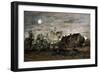 Evening in Honfleur, 1860S-Charles François Daubigny-Framed Giclee Print