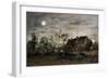 Evening in Honfleur, 1860S-Charles François Daubigny-Framed Giclee Print