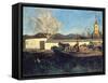 Evening in March-Karoly Ferenczy-Framed Stretched Canvas