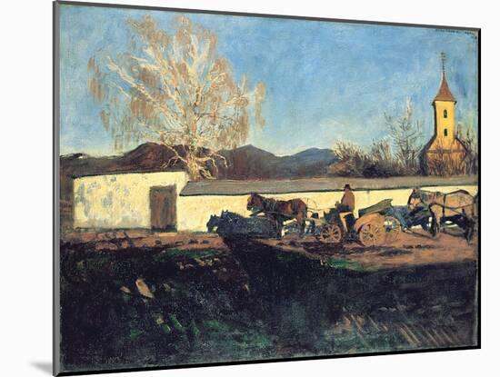 Evening in March-Karoly Ferenczy-Mounted Giclee Print