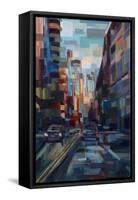 Evening in the City-Brooke Borcherding-Framed Stretched Canvas