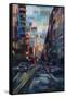 Evening in the City-Brooke Borcherding-Framed Stretched Canvas