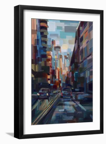 Evening in the City-Brooke Borcherding-Framed Art Print