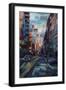 Evening in the City-Brooke Borcherding-Framed Art Print