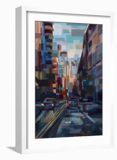 Evening in the City-Brooke Borcherding-Framed Art Print