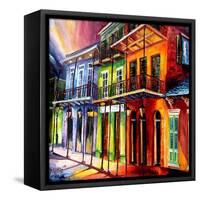 Evening in the Vieux Carre-Diane Millsap-Framed Stretched Canvas