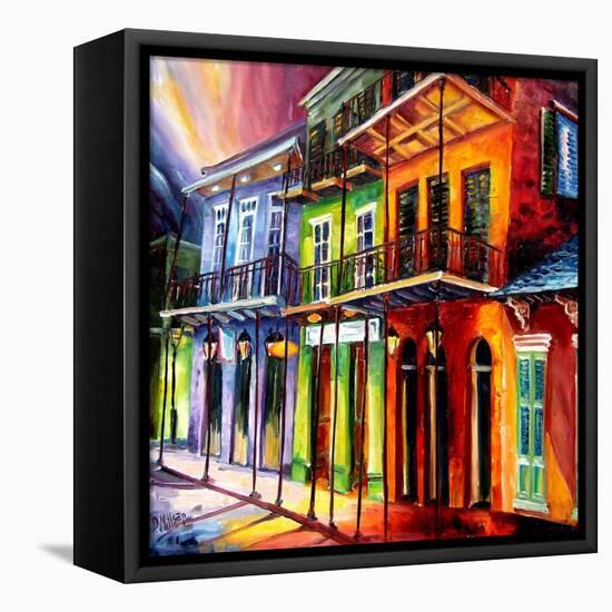 Evening in the Vieux Carre-Diane Millsap-Framed Stretched Canvas