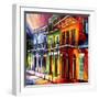 Evening in the Vieux Carre-Diane Millsap-Framed Art Print