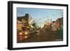 Evening in Tijuana, Mexico, Fifties-null-Framed Art Print