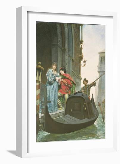 Evening in Venice, 1875-Jules Arsene Garnier-Framed Giclee Print