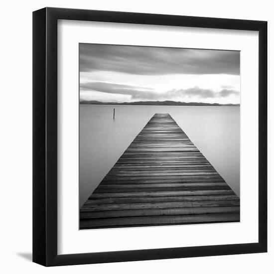 Evening Jetty-M^ Mun-Framed Art Print