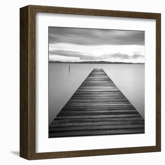 Evening Jetty-M^ Mun-Framed Art Print