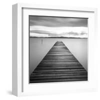 Evening Jetty-M^ Mun-Framed Art Print