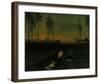 Evening Landscape II-Vincent van Gogh-Framed Giclee Print