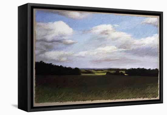 Evening Landscape in Summer-Helen J. Vaughn-Framed Stretched Canvas