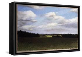 Evening Landscape in Summer-Helen J. Vaughn-Framed Stretched Canvas