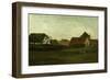 Evening Landscape-Vincent van Gogh-Framed Giclee Print