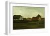 Evening Landscape-Vincent van Gogh-Framed Giclee Print