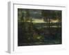 Evening Landscape-Gustave Courbet-Framed Giclee Print