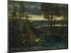 Evening Landscape-Gustave Courbet-Mounted Giclee Print