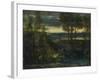 Evening Landscape-Gustave Courbet-Framed Giclee Print