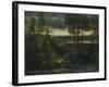 Evening Landscape-Gustave Courbet-Framed Giclee Print