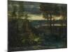 Evening Landscape-Gustave Courbet-Mounted Giclee Print
