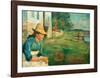 Evening. Laura, The Artist's Sister, 1888-Edvard Munch-Framed Giclee Print