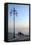 Evening, Lazise, Lake Garda, Italian Lakes, Lombardy, Italy, Europe-James Emmerson-Framed Stretched Canvas