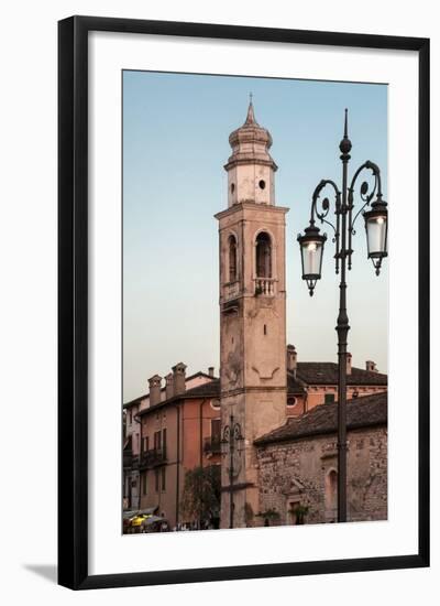 Evening, Lazise, Lake Garda, Italian Lakes, Lombardy, Italy, Europe-James Emmerson-Framed Photographic Print