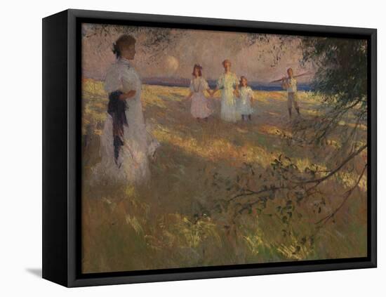 Evening Light, 1908 (Oil on Canvas)-Frank Weston Benson-Framed Stretched Canvas