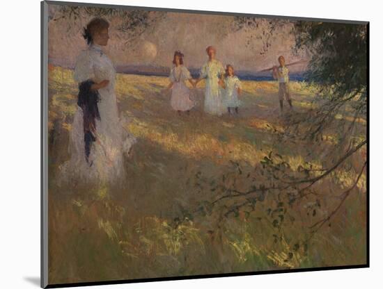 Evening Light, 1908 (Oil on Canvas)-Frank Weston Benson-Mounted Giclee Print