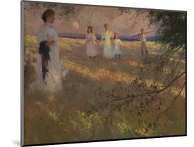 Evening Light, 1908 (Oil on Canvas)-Frank Weston Benson-Mounted Giclee Print