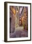 Evening Light Along a Back Alley of Assisi-Terry Eggers-Framed Photographic Print