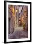 Evening Light Along a Back Alley of Assisi-Terry Eggers-Framed Photographic Print