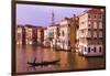 Evening light and gondola on the Grand Canal, Venice, Veneto, Italy-Russ Bishop-Framed Premium Photographic Print