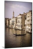 Evening light and gondola on the Grand Canal, Venice, Veneto, Italy-Russ Bishop-Mounted Photographic Print