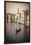 Evening light and gondolas on the Grand Canal, Venice, Veneto, Italy-Russ Bishop-Framed Photographic Print