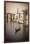 Evening light and gondolas on the Grand Canal, Venice, Veneto, Italy-Russ Bishop-Framed Photographic Print