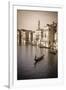 Evening light and gondolas on the Grand Canal, Venice, Veneto, Italy-Russ Bishop-Framed Photographic Print