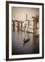 Evening light and gondolas on the Grand Canal, Venice, Veneto, Italy-Russ Bishop-Framed Photographic Print