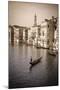 Evening light and gondolas on the Grand Canal, Venice, Veneto, Italy-Russ Bishop-Mounted Photographic Print