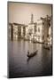 Evening light and gondolas on the Grand Canal, Venice, Veneto, Italy-Russ Bishop-Mounted Photographic Print