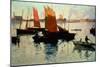 Evening Light at the Port of Camaret-Charles Cottet-Mounted Giclee Print