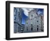 Evening light. Duomo Santa Maria del Fiore. Tuscany, Italy.-Tom Norring-Framed Photographic Print