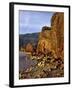 Evening Light on Basalt Cliffs-Steve Terrill-Framed Photographic Print