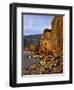 Evening Light on Basalt Cliffs-Steve Terrill-Framed Photographic Print